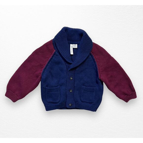 Janie and Jack Shawl Collar Cardigan, 6-12 Months - Picture 6 of 6